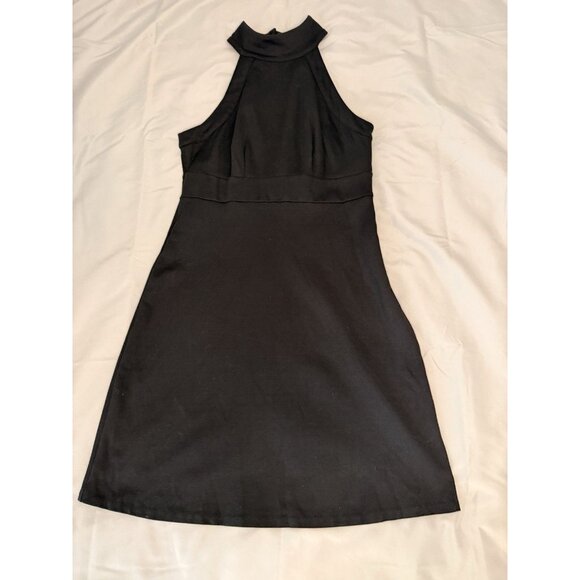 INC International Concepts Black Mock Neck Stretch Dress Women’s M Sleeveless - Picture 1 of 9